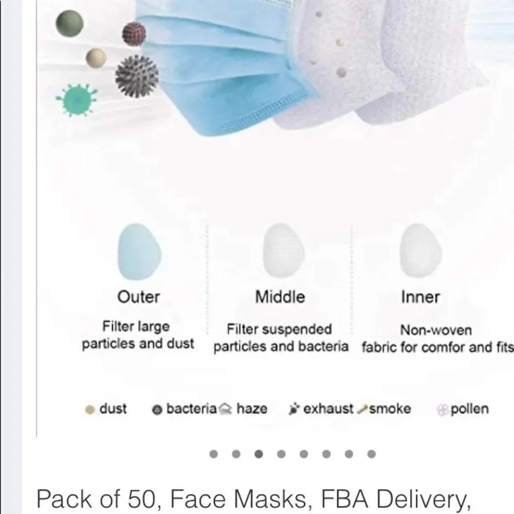 💥Aero Armor Disposable Protective Mask 50 PCS Box - Picture 6 of 15